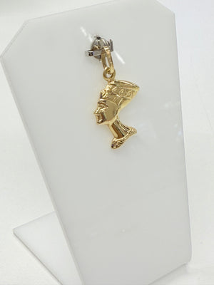 Pendentif Nefertiti Or Jaune 18k en Bon Etat
