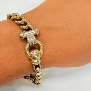 Bracelet en Or Jaune et Blanc 18K - 22.50 G