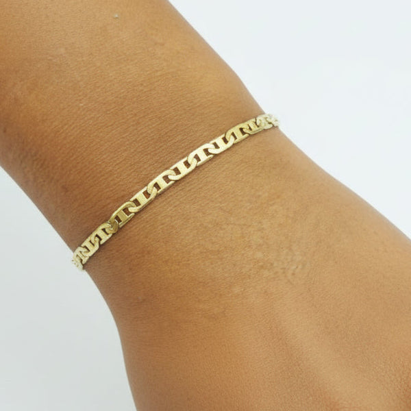 Bracelet en Or Jaune 18K - 20CM