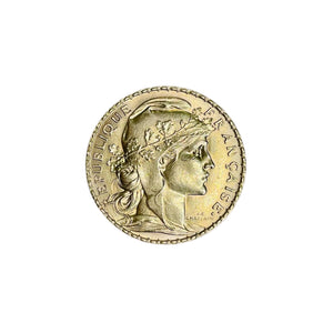 Pièce 20 Francs Or jaune 22K - 6.42 Grs