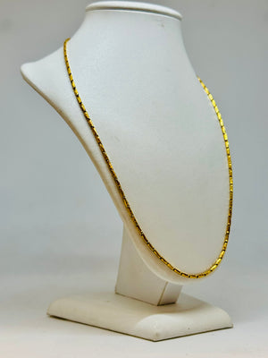 Collier Princesse en Or Jaune 22 Carats - 48cm
