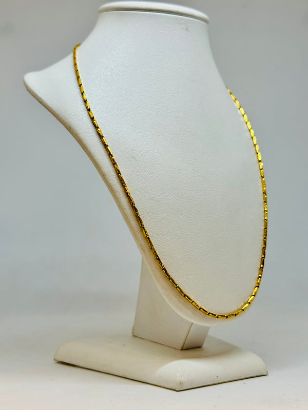 Collier Princesse en Or Jaune 22 Carats - 48cm