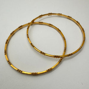Bracelet Travaillé  Jonc Or Jaune 18K -  9.20 Grs