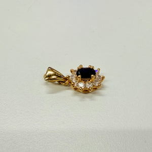 Pendentif Marguerite en Or Jaune 18k - 1.77 G