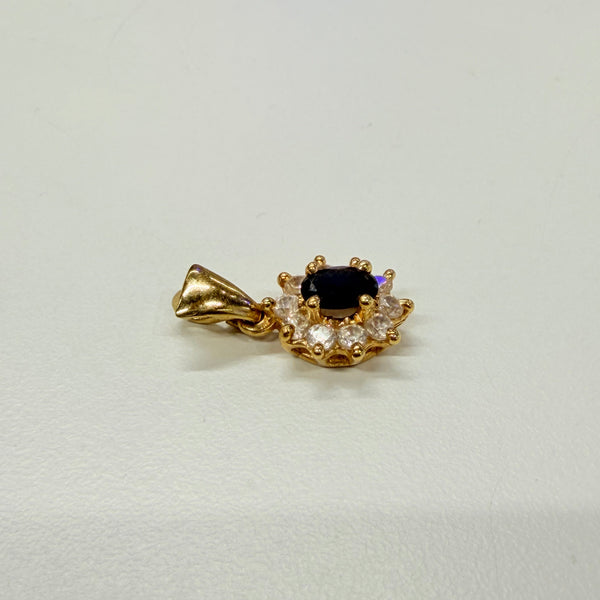 Pendentif Marguerite en Or Jaune 18k - 1.77 G