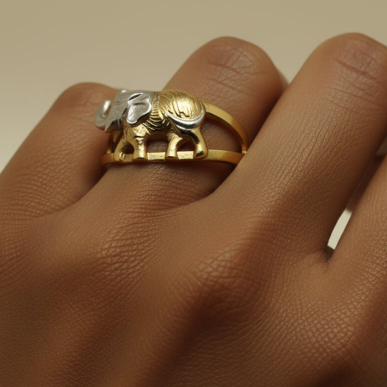 Bagues Tank en Or Jaune 18K - Taille 58 - 2.40 G