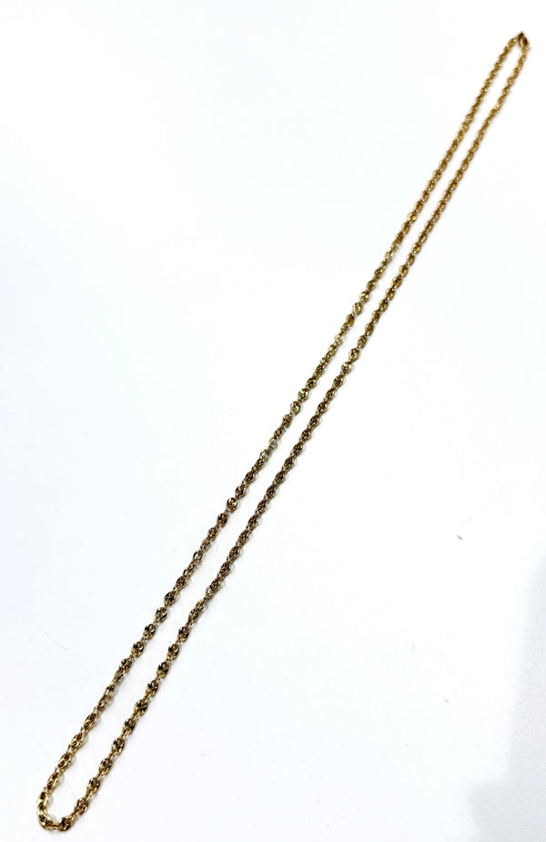 Sautoir en Or Jaune 18k 17.62 Grs - 66cm