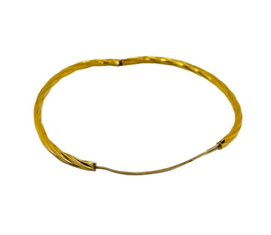 Bracelet Jonc en Or Jaune 18K - 5.84 Grs