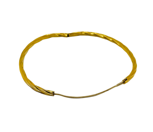 Bracelet Jonc en Or Jaune 18K - 5.84 Grs