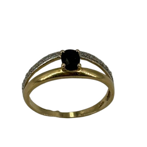 Bague en Or Jaune 18K Taille-56