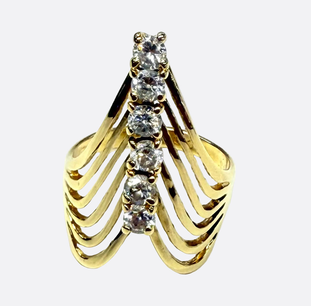 Bagues en Or Jaune 18K - Taille 58