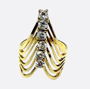 Bagues en Or Jaune 18K - Taille 58