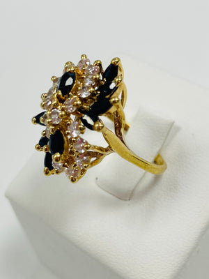 Bague Chou en Or Jaune 18K - Taille 53 - 7.07G