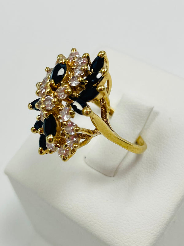 Bague Chou en Or Jaune 18K - Taille 53 - 7.07G