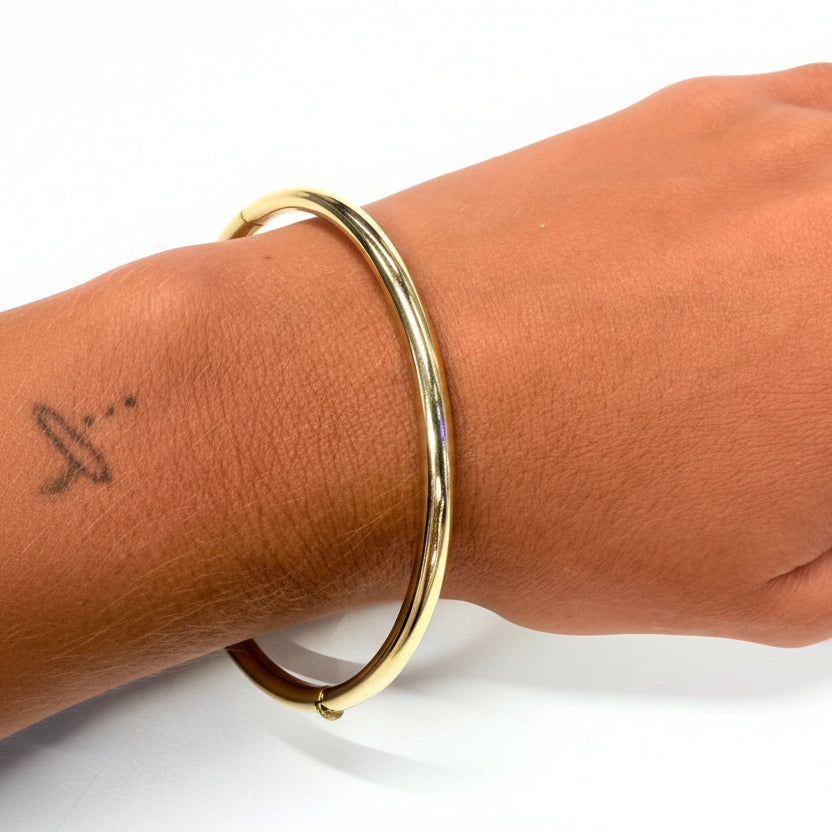 Bracelet Jonc en Or jaune 18K - 12.67G