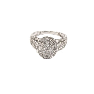 Bagues en or blanc 18K - Taille 56 -  3.64 G