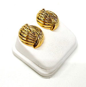 Boucles d'oreilles Or Jaune 18k - 3.42 Grs