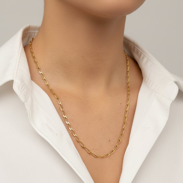 Collier Matinée en Or Jaune 18k
