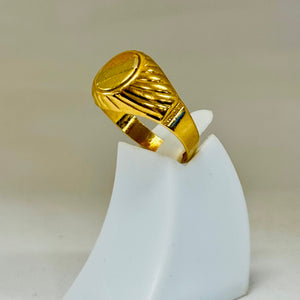 Chevalière en Or Jaune 18 Carats - Taille 59