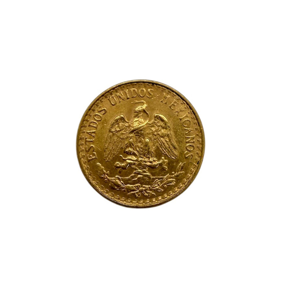 Pièce dos pesos mexicain en or jaune 194 20K - 1.66 G
