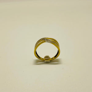 Bagues en or jaune 18K Taille-53