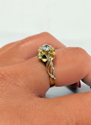 Bague Chou en Or jaune 18K - Taille 56