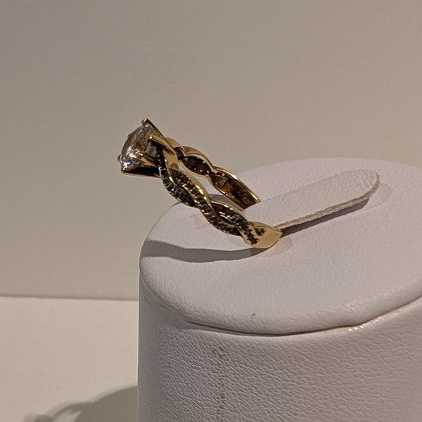 Bague en Or Jaune 18K - Taille 52