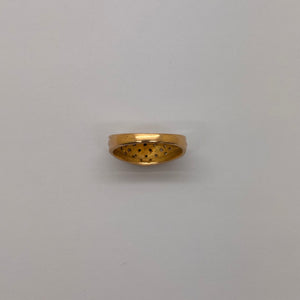 Bague en or jaune 18K Taille-52