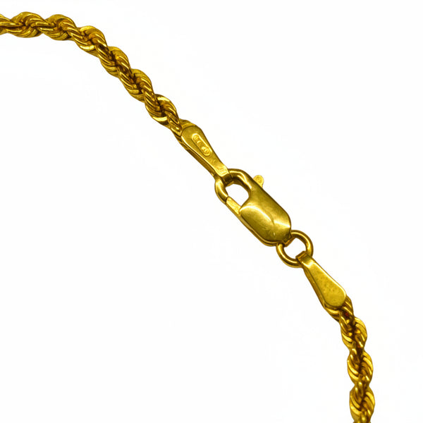 Collier Sautoir en Or Jaune 18k