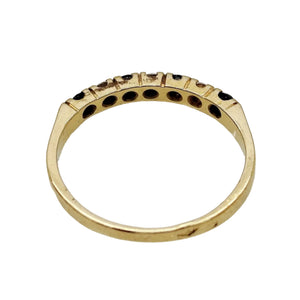 Bague en Or Jaune avec Saphir 18K - 1.75Grs - T53