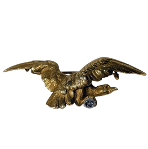 Broche en or jaune 18K 12.61 Grs