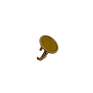Bague en Or Jaune 18K 21K Taille-54