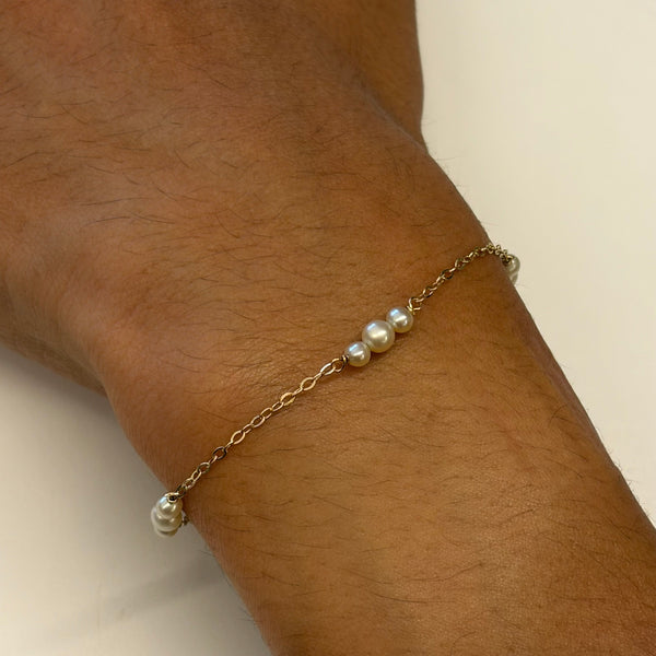 Bracelet Maillon Forçat en Or Jaune 18K