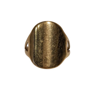 Chevalière en Or Jaune 18 K - 3.64 G