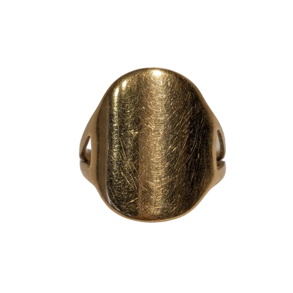 Chevalière en Or Jaune 18 K - 3.64 G
