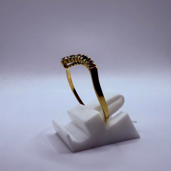 Bague en Or Jaune 18K Taille-60
