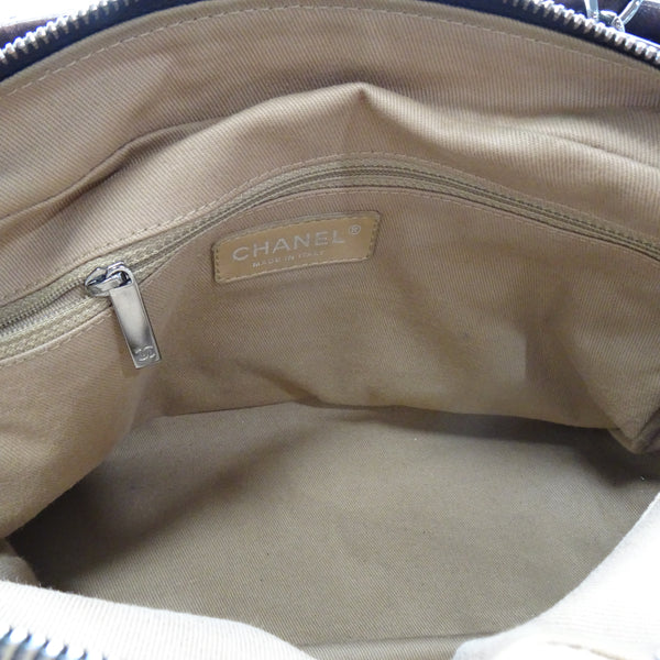 Sac à main Chanel Wild Stitch marron en cuir veau 2005