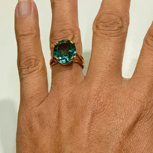 Bague en Or Jaune 18K - Taille 53 - 5.12G