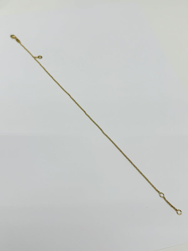 Bracelet Chaîne de cheville en Or Jaune 18k
