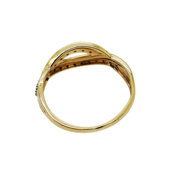 Bague en Or jaune 18K - Taille 55 - 2.33G