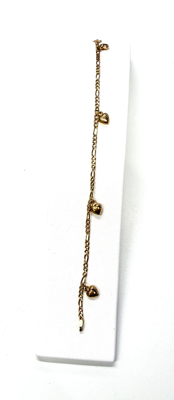 Bracelet Breloque Or Jaune 18k Poids-2.15 Grs