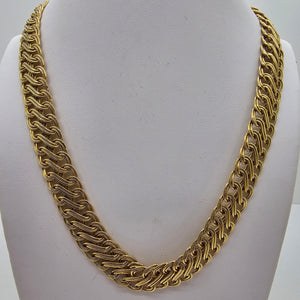 Collier chaîne américaine en or jaune 18K - 19.12 G