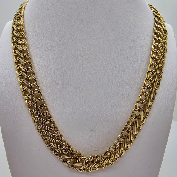 Collier chaîne américaine en or jaune 18K - 19.12 G