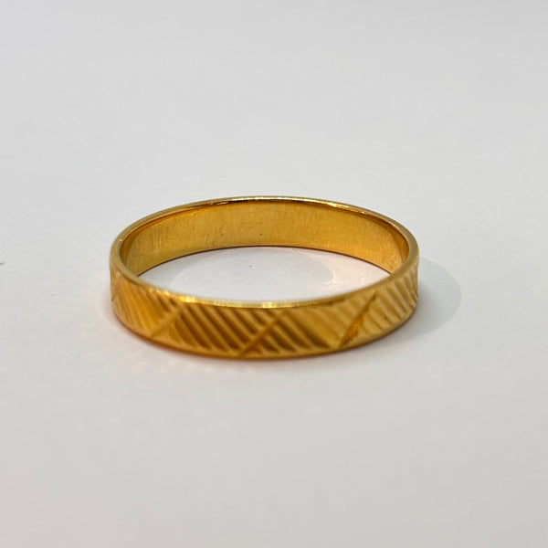 Bagues Alliance Or Jaune 18 Carats Taille 62