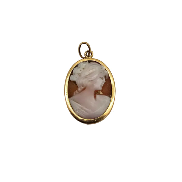 Pendentif Camée Or Jaune 18 K - 1.62 Grs