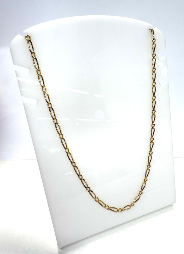 Collier Chaîne Figaro Or Jaune 18k Lg 66