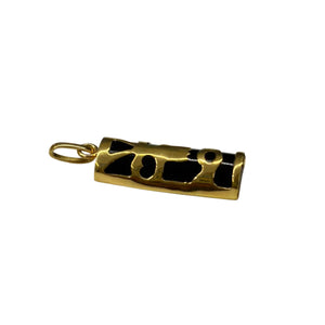 Pendentif Tiki en Or Jaune 18K