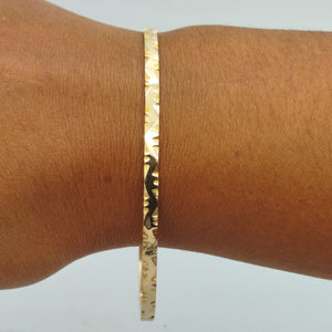 Bracelet jonc en Or Jaune 18K - 9.44gr - 6.5cm