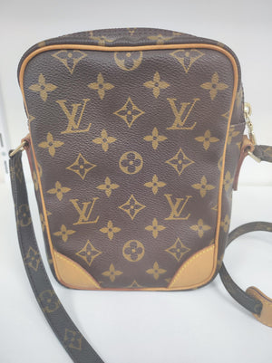 Sacoche Louis Vuitton Amazone marron en cuir