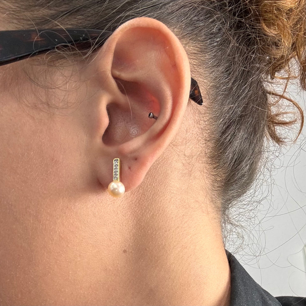 Boucles d'oreilles Or jaune 18K 1.97 Grs